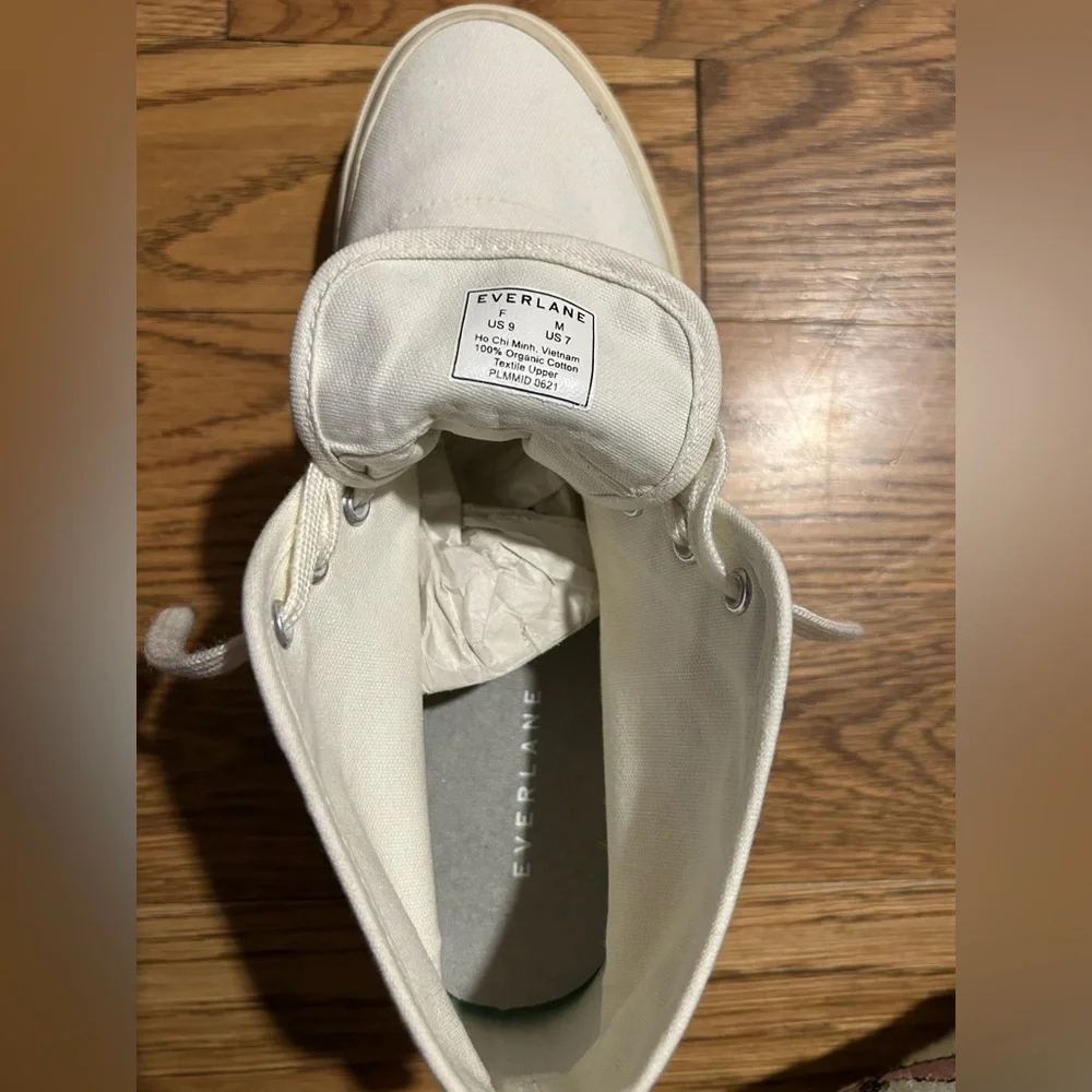 Everlane Forever High Top‎ Sneaker - Ecru